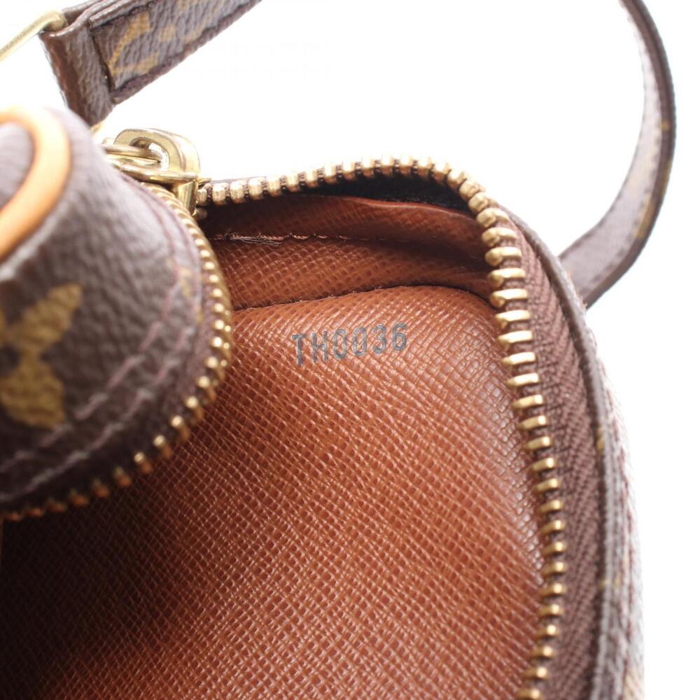 LOUIS VUITTON Authentic Brown Monogram Leather Shoulder Bag - Picture 5 of 10